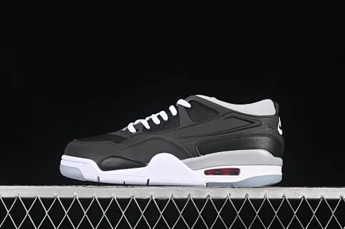 All categories Air Jordan Jordan series basketball shoes Air Jordan 4 Air Jordan 4 "Remastered" AJ4 Joe 4 remake black gray white HV5184-010